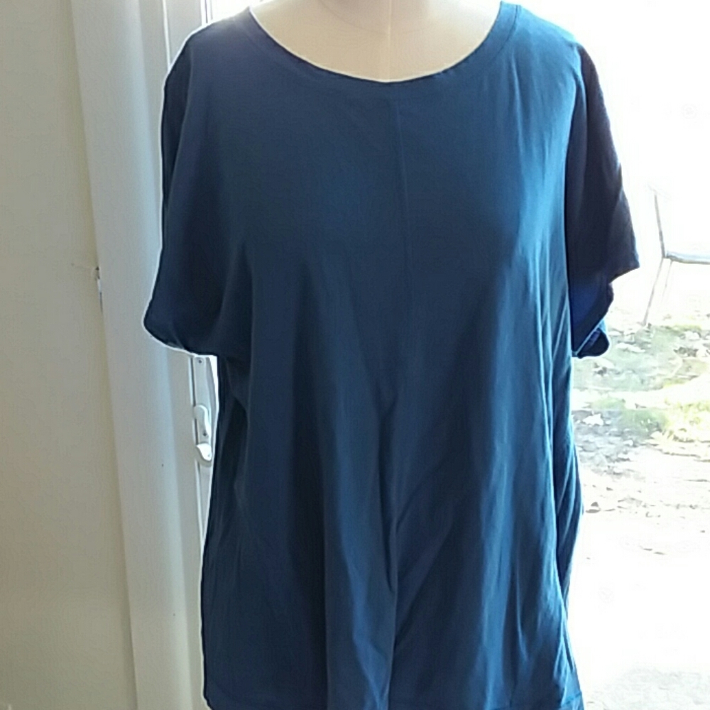 B.L.E.U. Dressy Tshirt Size 1X